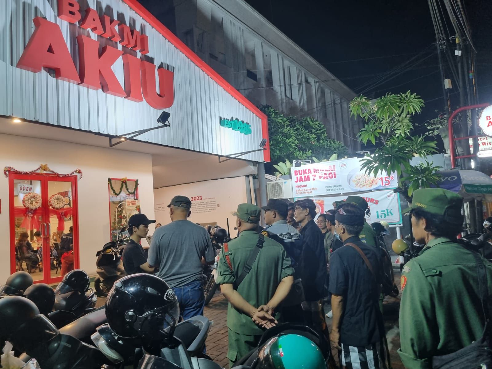 podiumnews.com-Dangin Puri Kaja Patroli Pergantian Tahun 