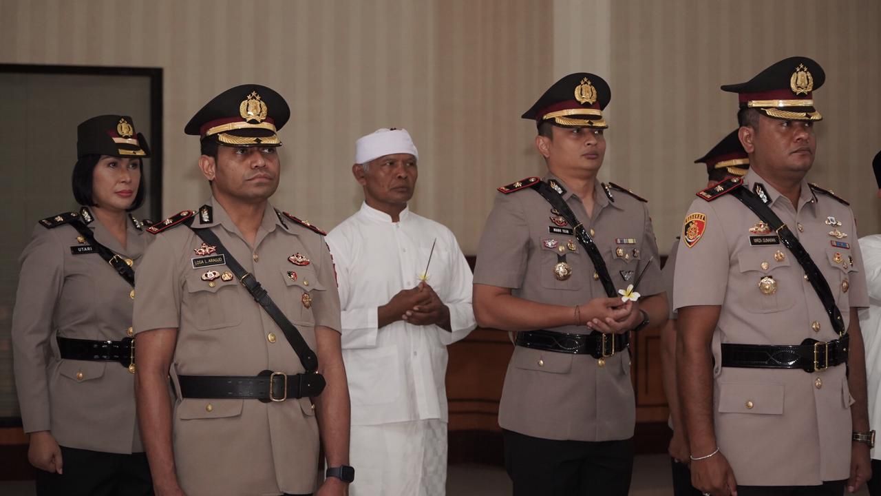 podiumnews.com-Enam Pejabat Polresta Denpasar Diganti