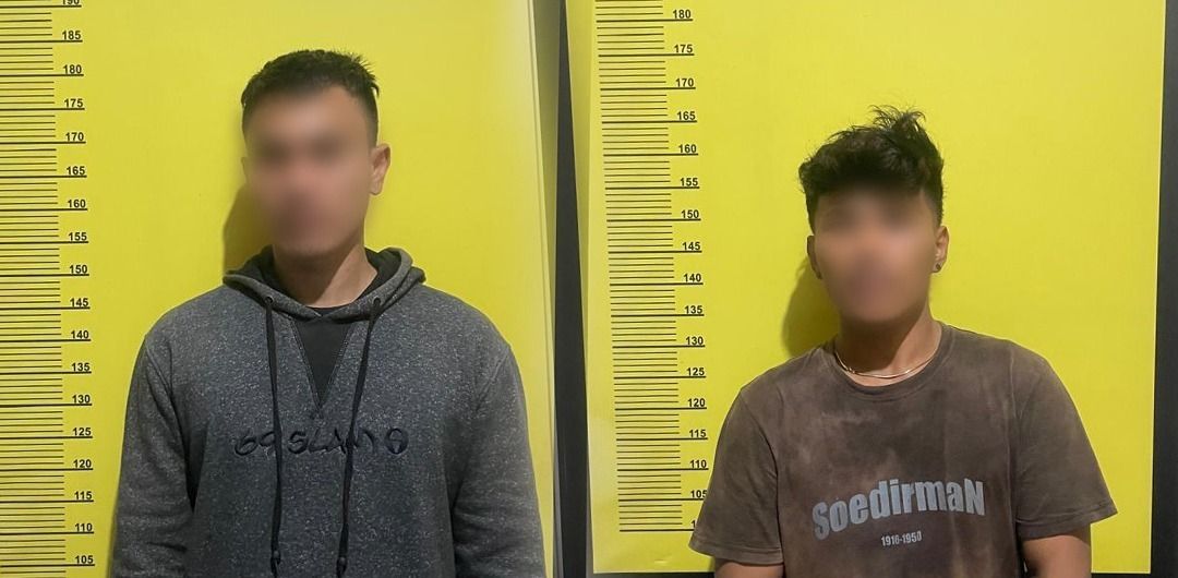 podiumnews.com-Viral Ancam Pasutri Pakai Sajam Ditangkap