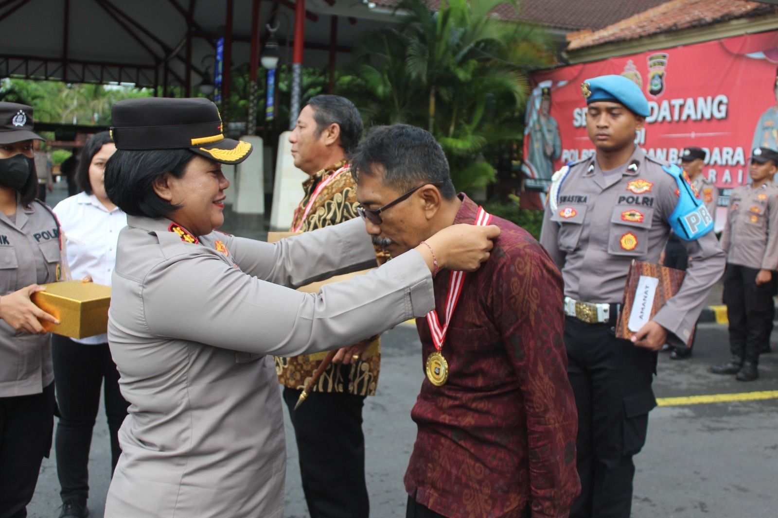 podiumnews.com-Empat Personel Polres Bandara Masuki Pensiun 