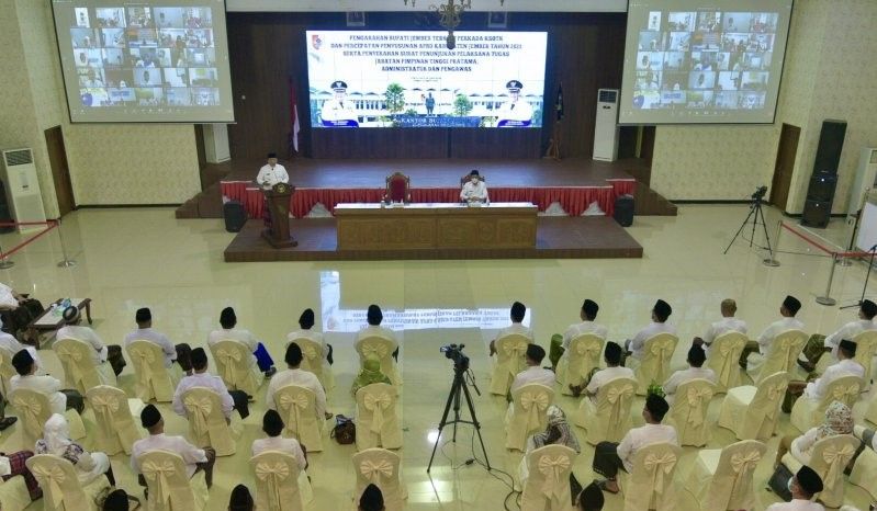 podiumnews.com-Bupati Jember: Penataan 631 Pejabat Percepat Pembahasan APBD 2021