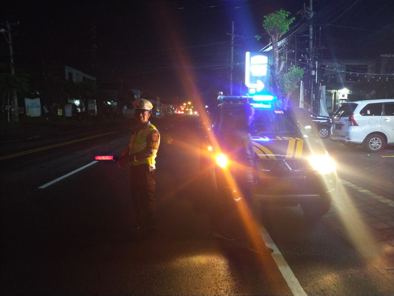 Cegah Tawuran, Polsek Denbar Patroli Malam