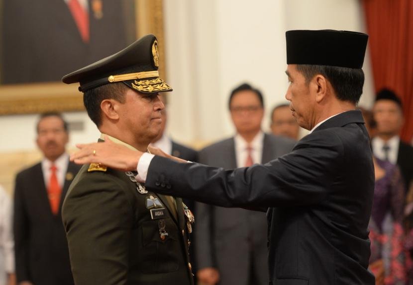 Presiden Jokowi Lantik Andika Perkasa sebagai Panglima TNI