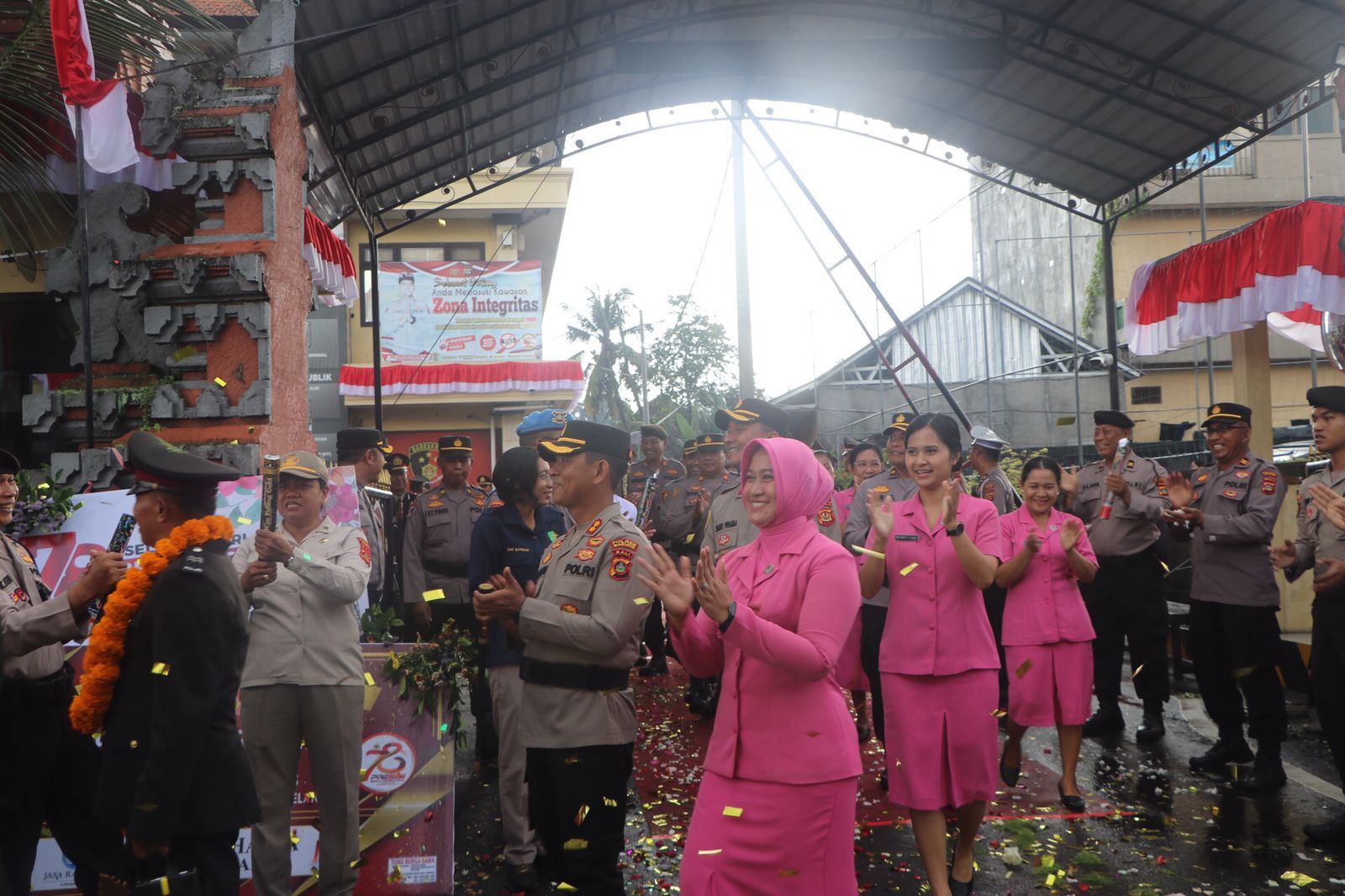 podiumnews.com- Puluhan Polisi Polres Badung Pensiun