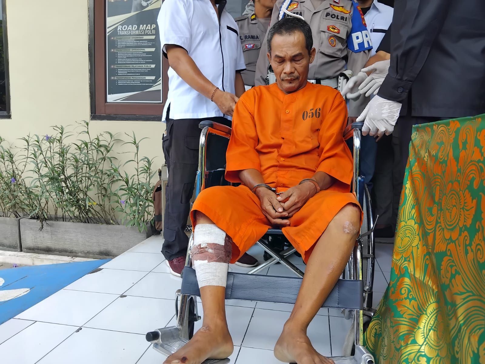 podiumnews.com-Residivis Tabrak Polisi Saat Hendak Ditangkap