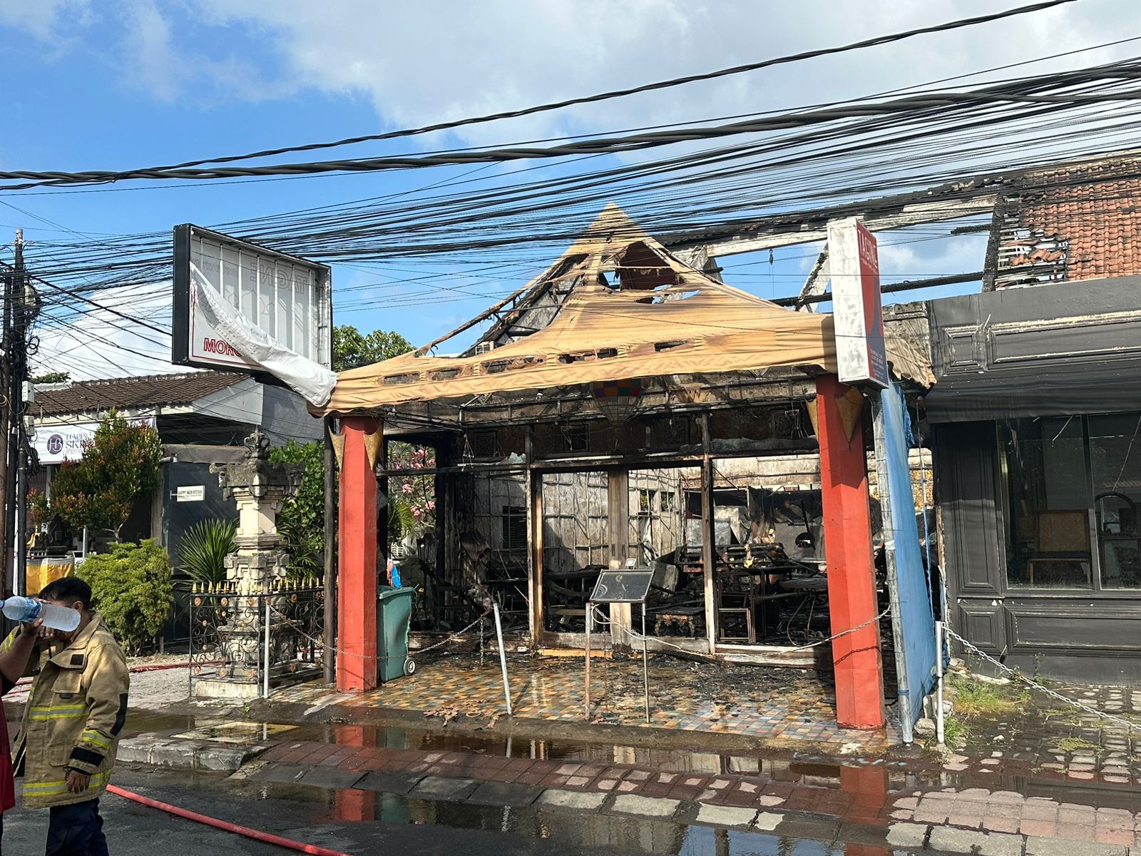 podiumnews.com- Restoran di Kuta Utara Alami Kebakaran