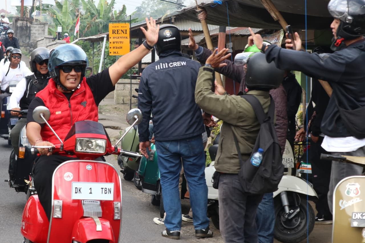 podiumnews.com-Bupati Sanjaya Buka Good Vespa ke-2 Dyno Test Tabanan