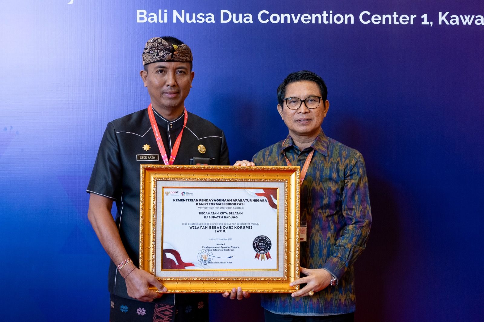 podiumnews.com-Kutsel Terima Predikat ZI WBK 