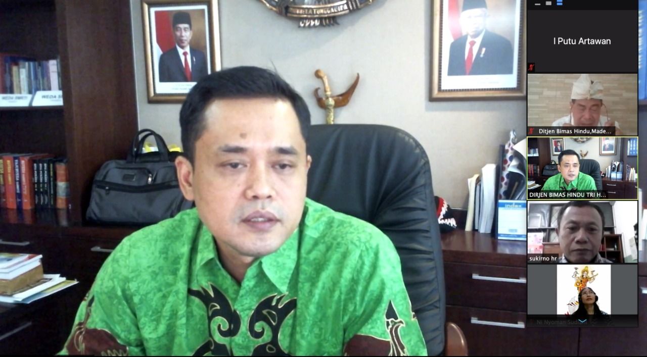 podiumnews.com-Dirjen Bimas Hindu Dorong Percepatan Review Buku Teks Pelajaran Agama Hindu