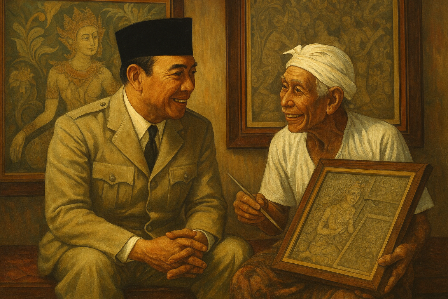 podiumnews.com-Bung Karno, Seniman Bali: Cinta dalam Lukisan