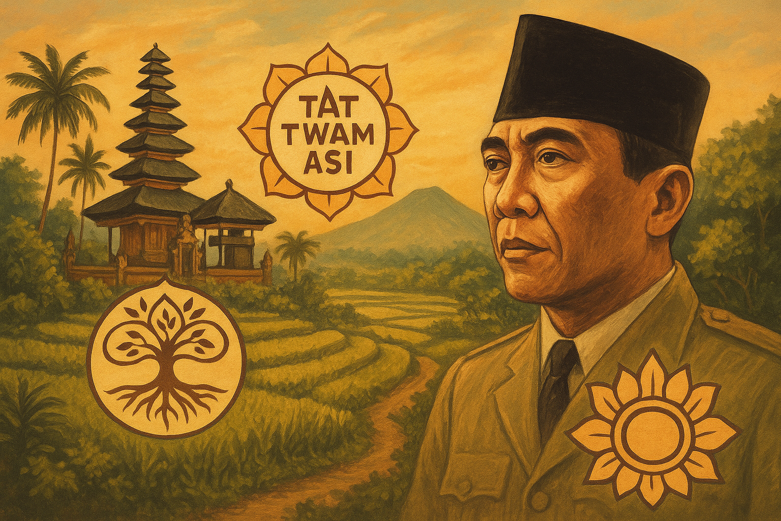 podiumnews.com-Bali Inspirasi Politik Bung Karno
