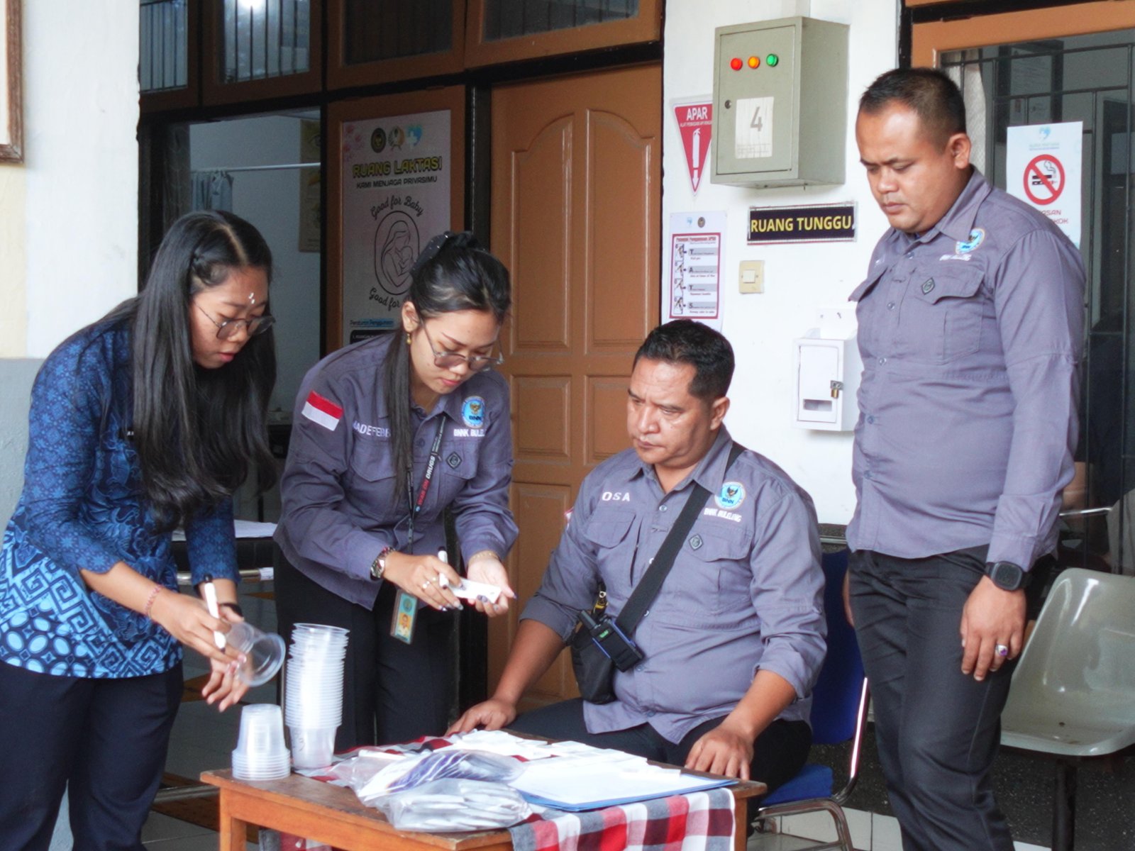 30 Warga Binaan Rutan Negara Jalani Tes Urine Dadakan