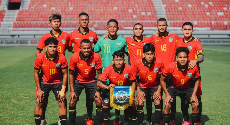 Timor Leste vs Mongolia Berlaga di Bali  