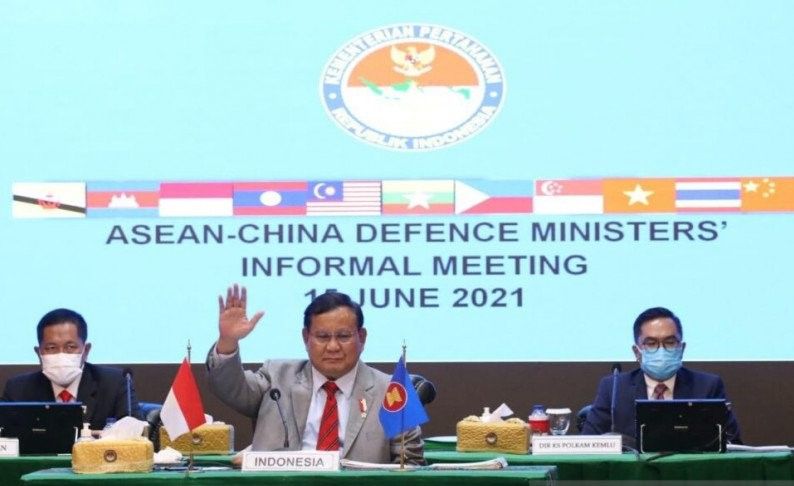 podiumnews.com-Prabowo Hadiri Pertemuan Menhan ASEAN-China