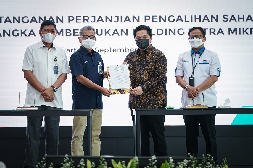 podiumnews.com-BRI Jadi Induk Holding BUMN Ultra Mikro