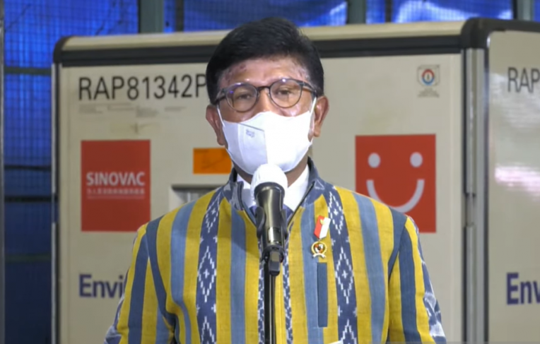 podiumnews.com-Indonesia Terima 6,48 Juta Vaksin COVID-19 Sinovac dan Sinopharm