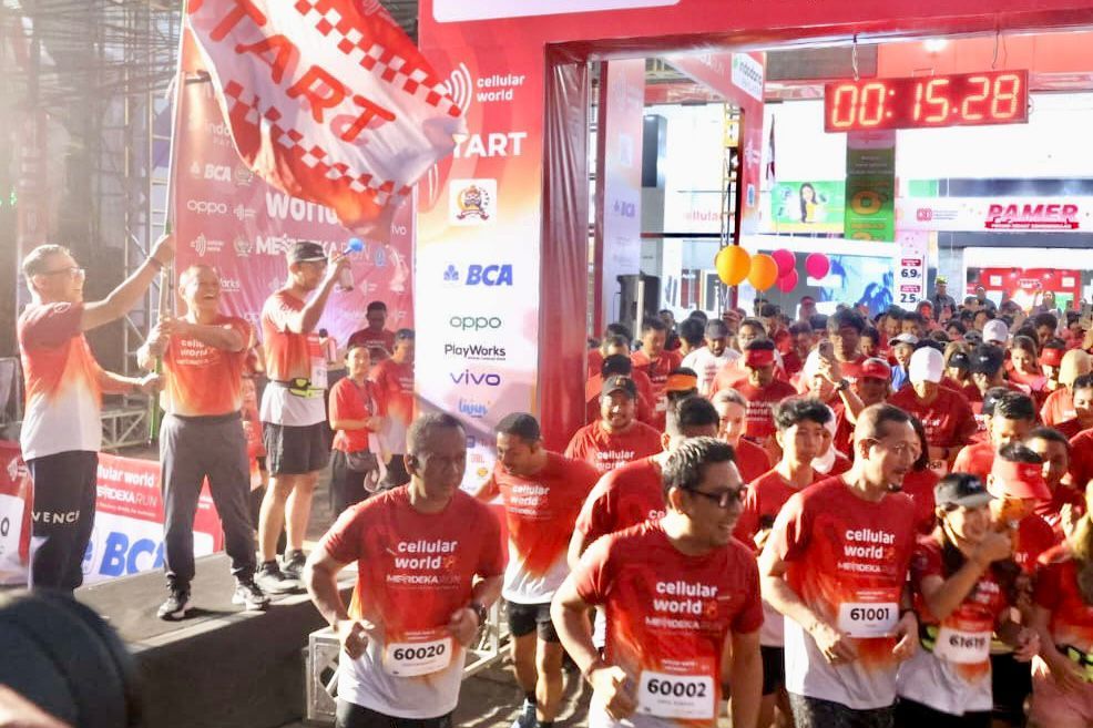 Wali Kota Denpasar Lepas Peserta Merdeka Run 2025