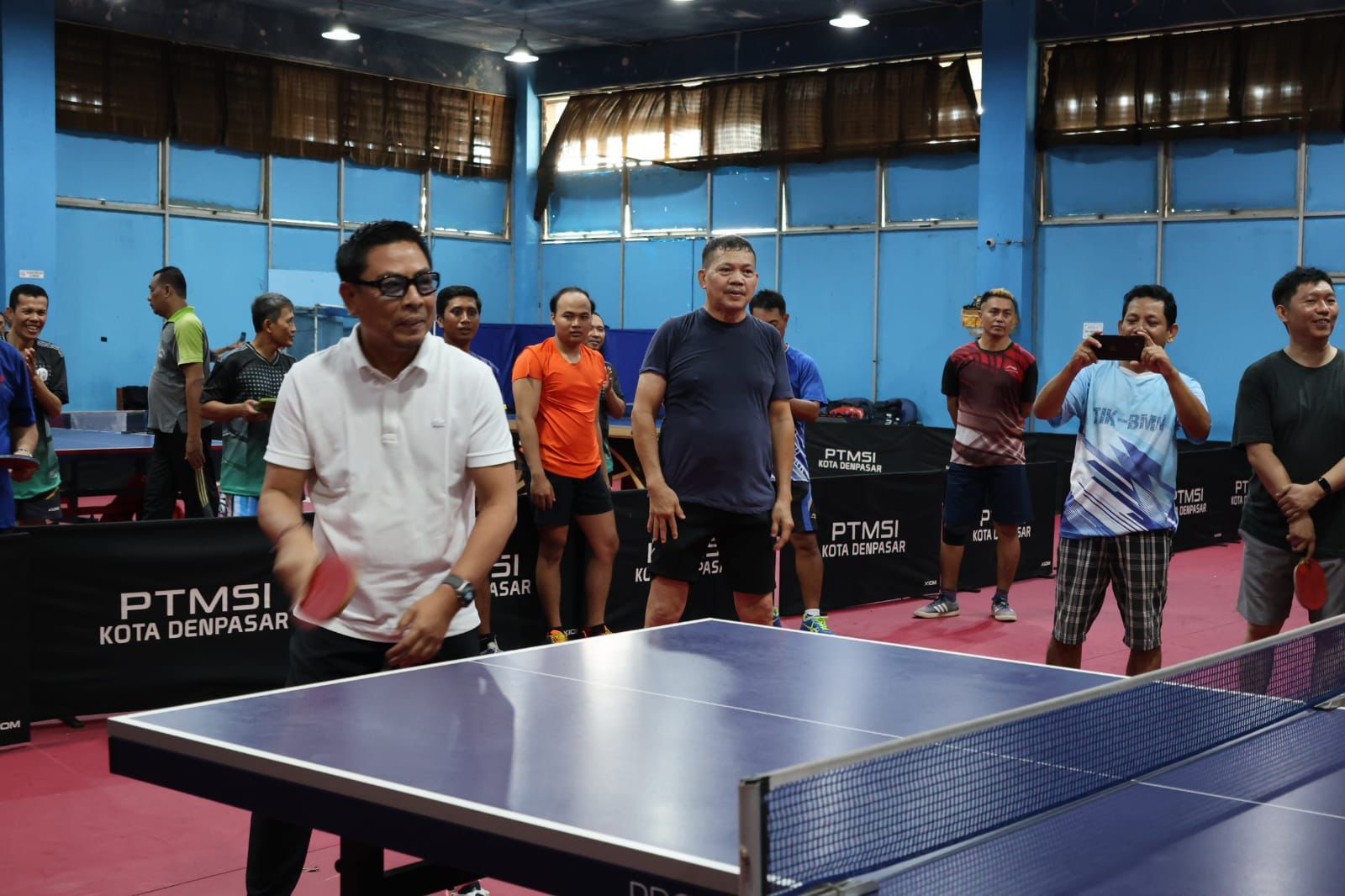 podiumnews.com-Wawali Denpasar Buka Turnamen Tenis Meja MPUK