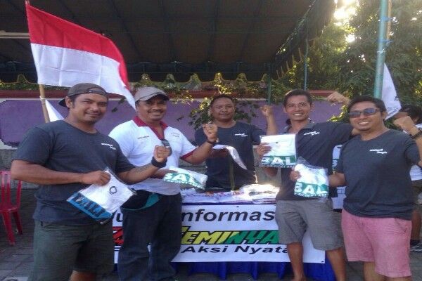 Meriahkan Bulan Bakti LPM, FAN Seminyak Beri Edukasi Penolakan Reklamasi Teluk Benoa