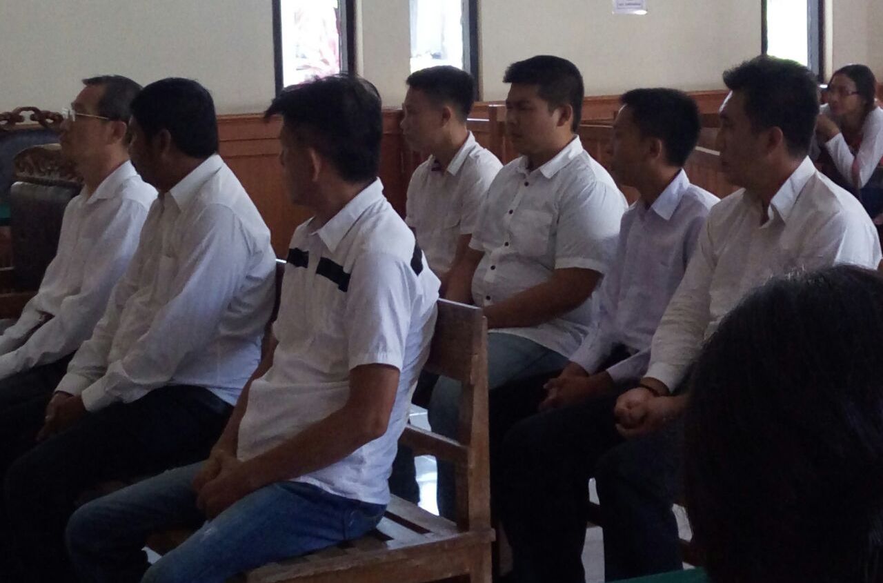 7 Terdakwa Judi Dindong Hanya Dituntut 180 Hari