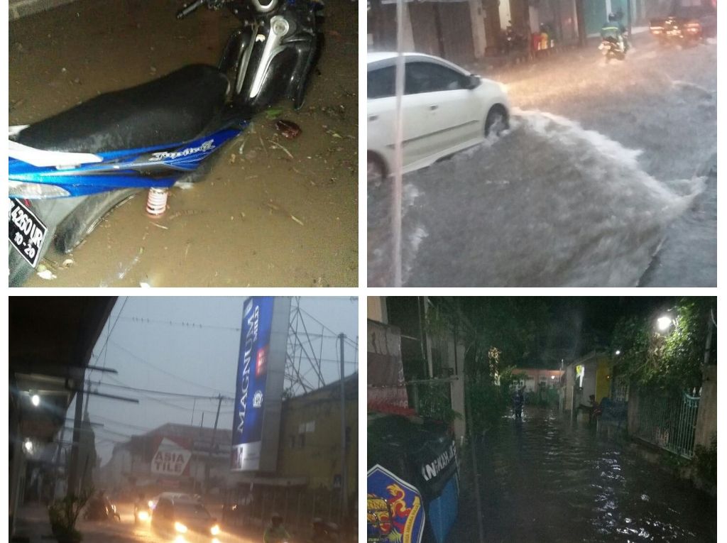Buleleng Dikepung Banjir, Seorang Tewas Tersambar Petir