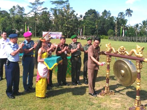 Sejahterakan Rakyat, TMMD ke 101 Secara Resmi Dibuka di Badung