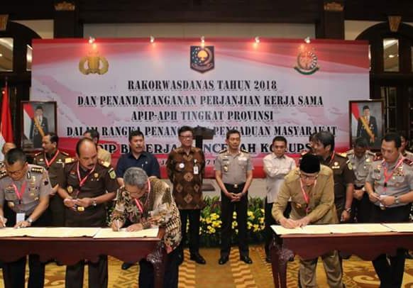 Kejaksaan, Polri dan APIP Bersinergi Cegah Korupsi