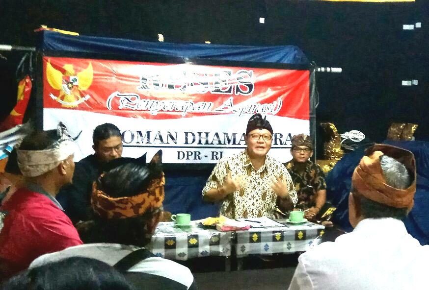 Sosialisasi 4 Pilar, Dhamantra Ingatkan Jati Diri Masyarakat Lokal