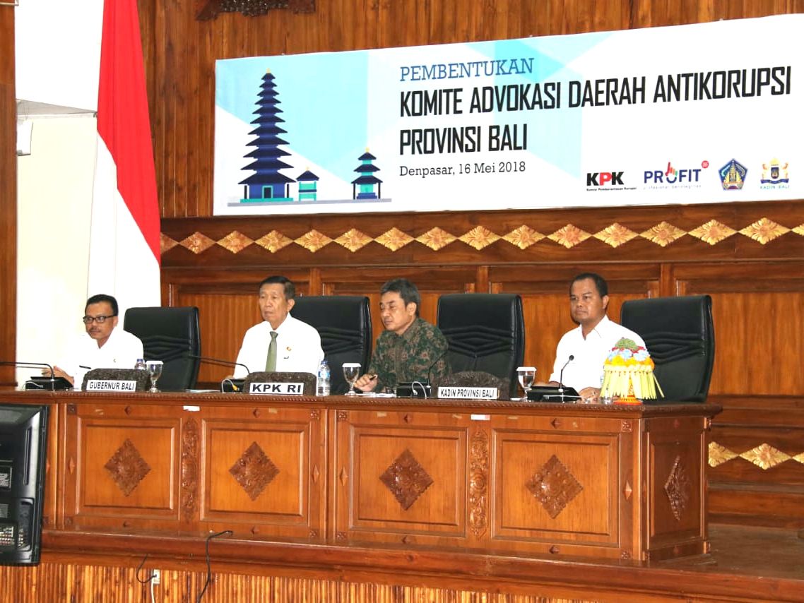 Gubernur Pastika Berharap KAD Anti Korupsi, Mampu Implementasi Program Pemberantasan Korupsi di Pemprov Bali