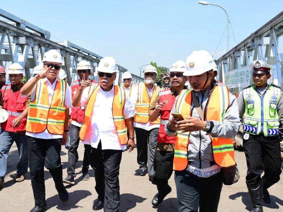 Menteri Basuki, Perbaikan Jembatan Cincin Lama Rampung H-10 Lebaran