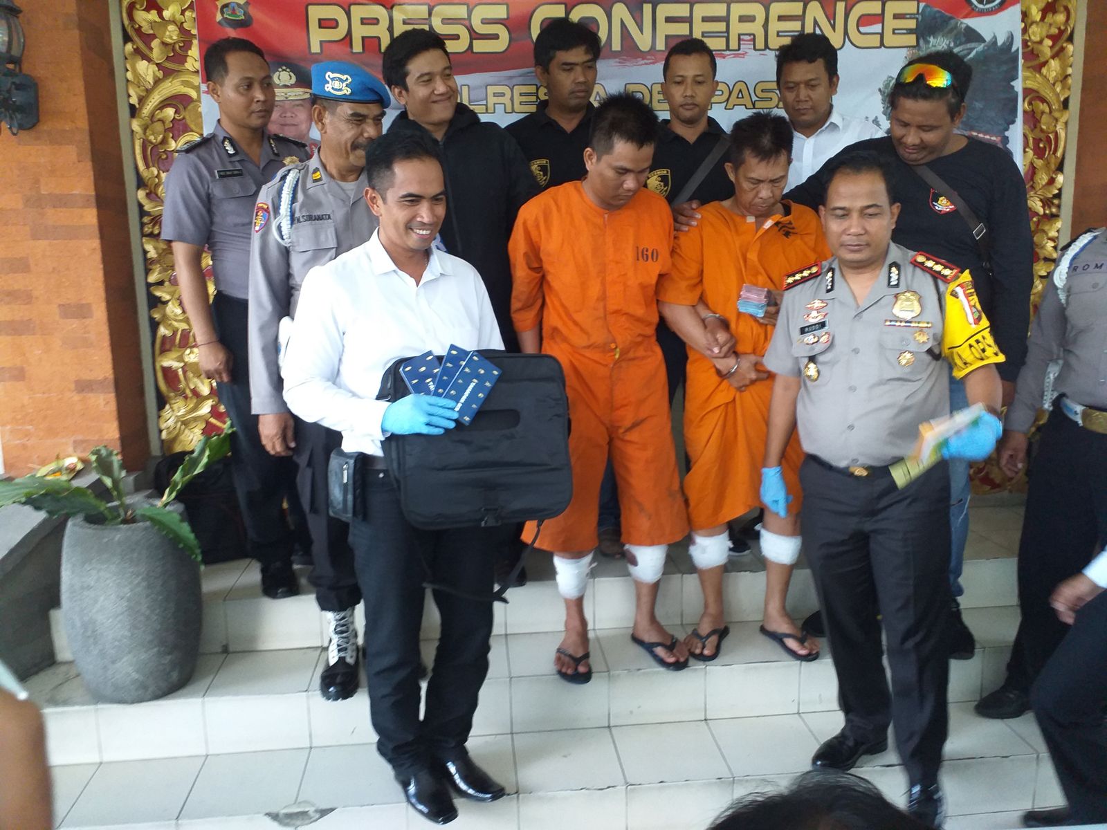 Polresta Denpasar Gulung Komplotan Keprok Kaca Mobil