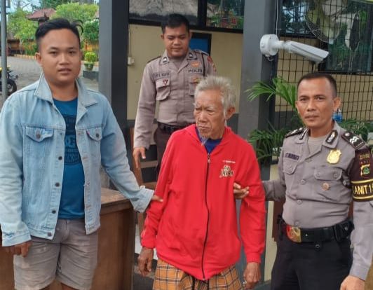 Keluyuraan Saat Nyepi, Kakek Pikun Diamankan Pecalang