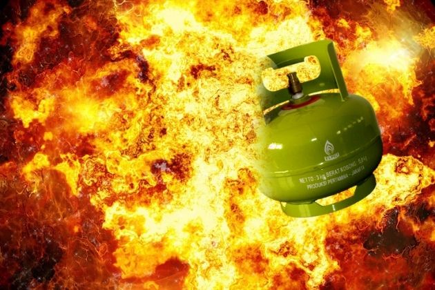 Tabung Gas Meledak, Pelajar SMP Alami Luka Bakar Berat