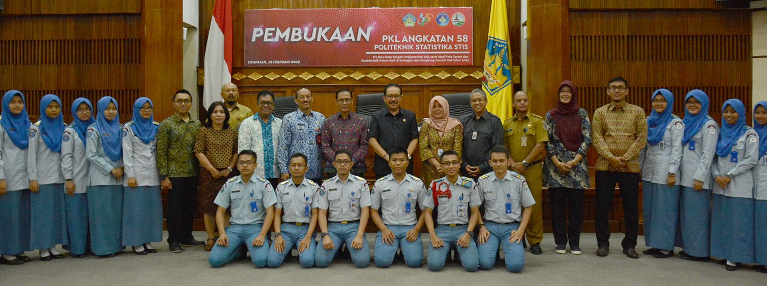 Wagub Harap PKL Politeknik Statistika STIS Hasilkan Referensi Bagi Kebijakan Pertanian Bali
