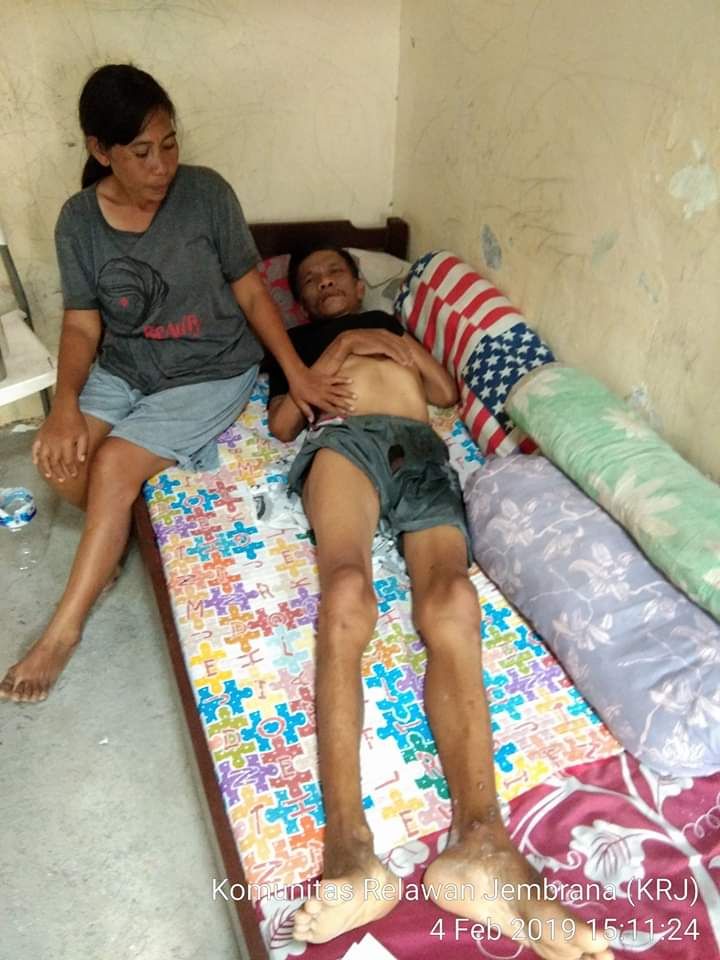 Suami Menderita Lumpuh, Luh Sepiningsih Harapkan Bantuan Pekerjaan