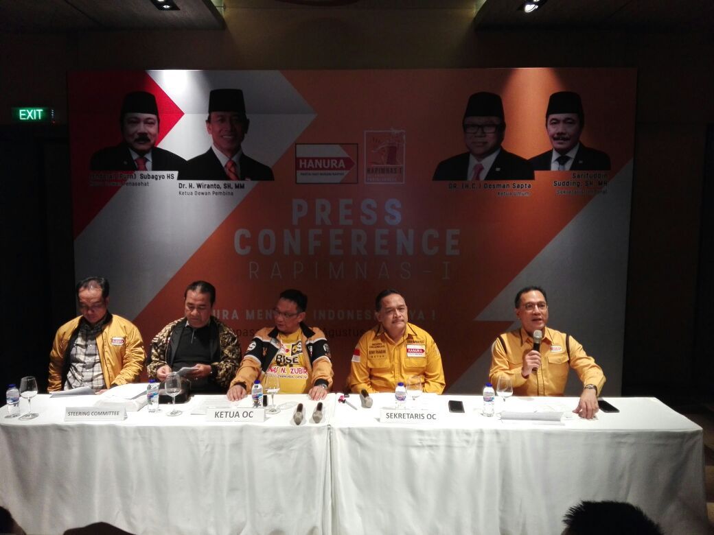 Hanura Targetkan Jadi partai Papan Tengah 