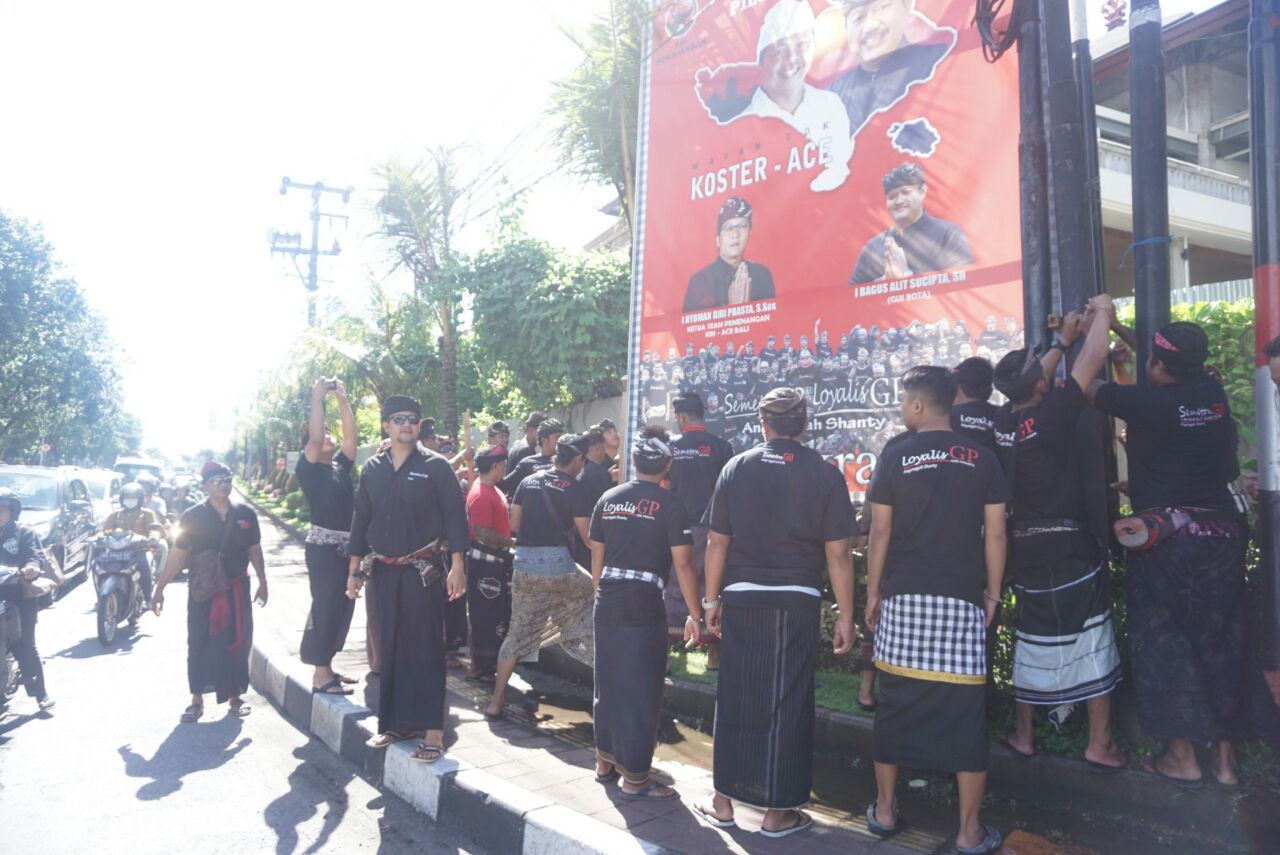 Jelang Masa Kampanye, Simpatisan KBS-ACE Mulai Turunkan Baliho