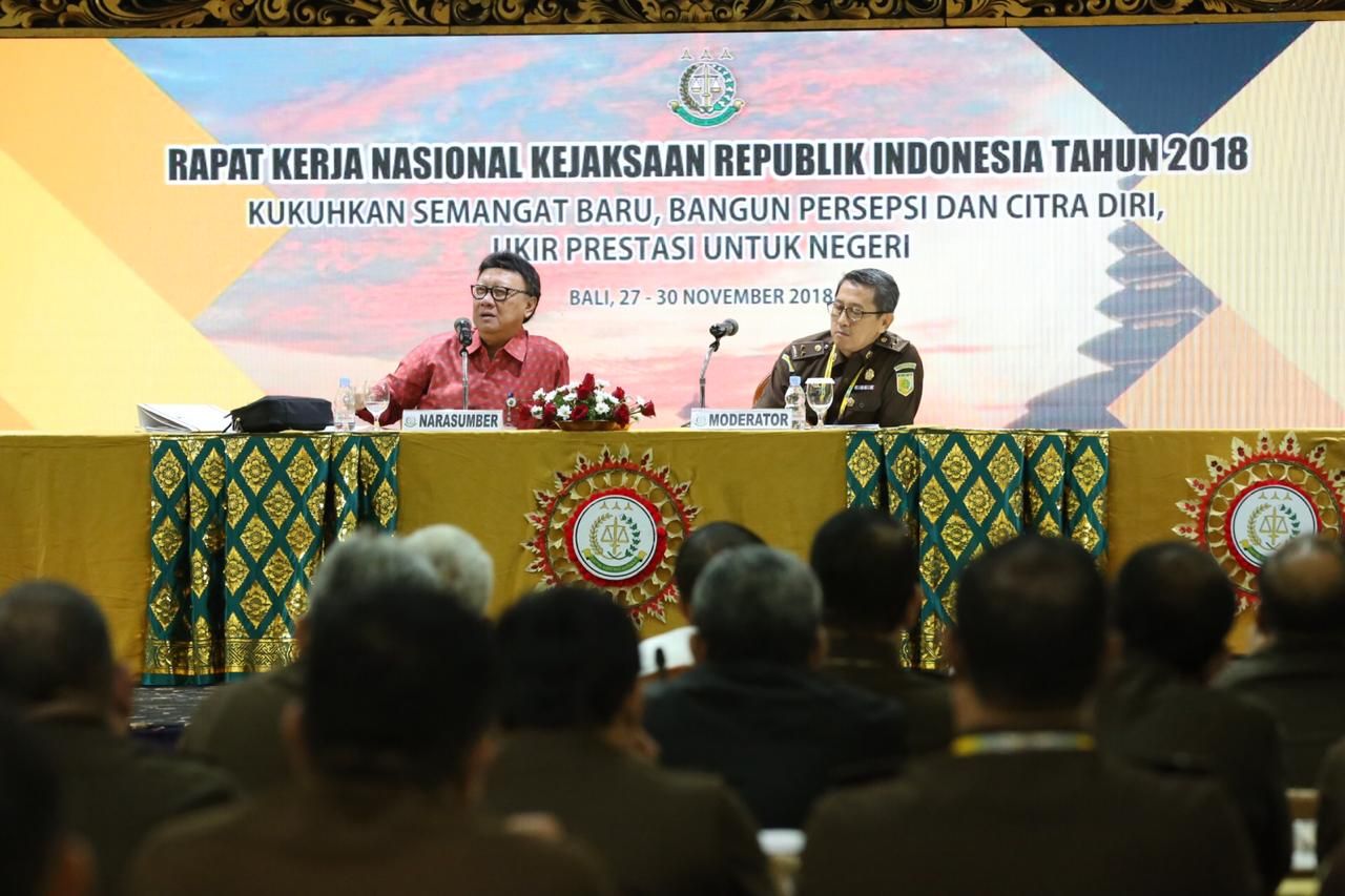Mendagri:  Kejaksaan RI Telah Sukses Mengawal Proses Demokrasi Indonesia