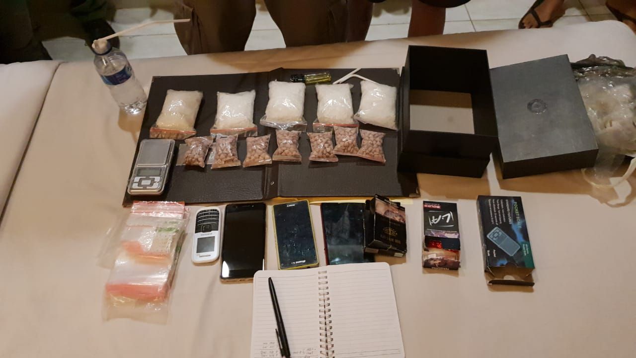 Ditresnarkoba Polda Bali Bali Bekuk 2 Pengedar Sabhu di Kuta