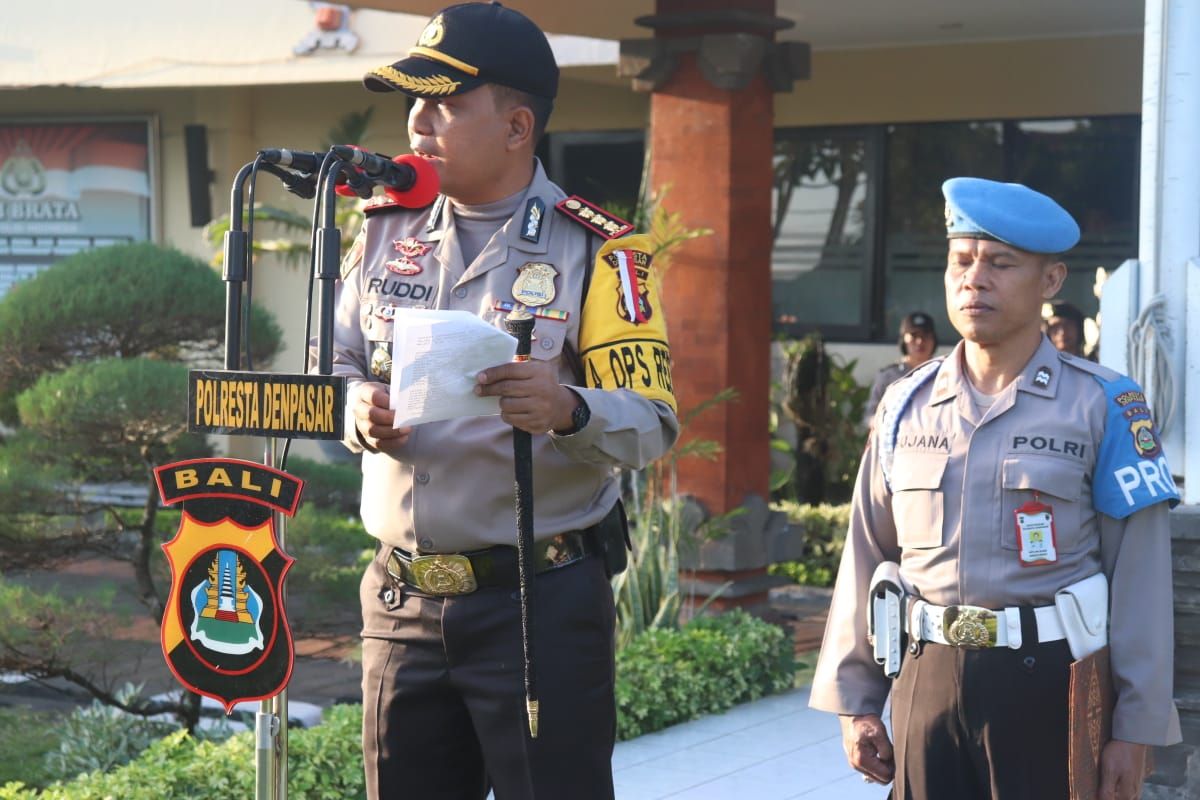 Kapolresta Denpasar Minta Jajaran Jaga Keamanan Nyepi