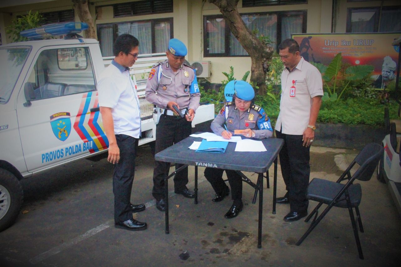 Puluhan Anggota Propam Polda Bali Jalani Pemeriksan Senpi