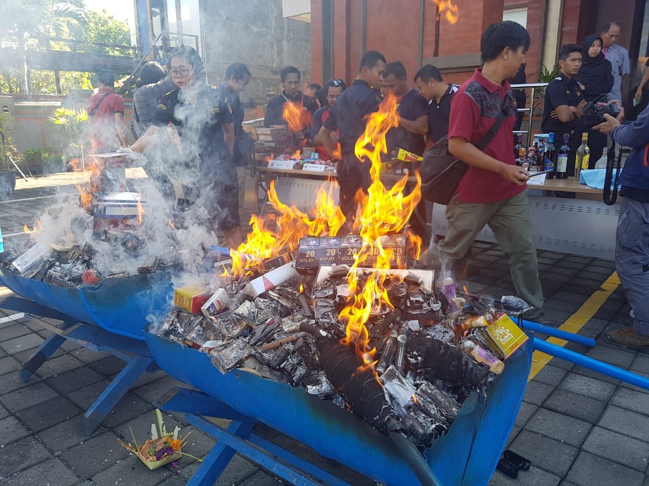 Bea Cukai Denpasar Musnahkan Barang Sitaan Senilai Rp1,3 Miliar