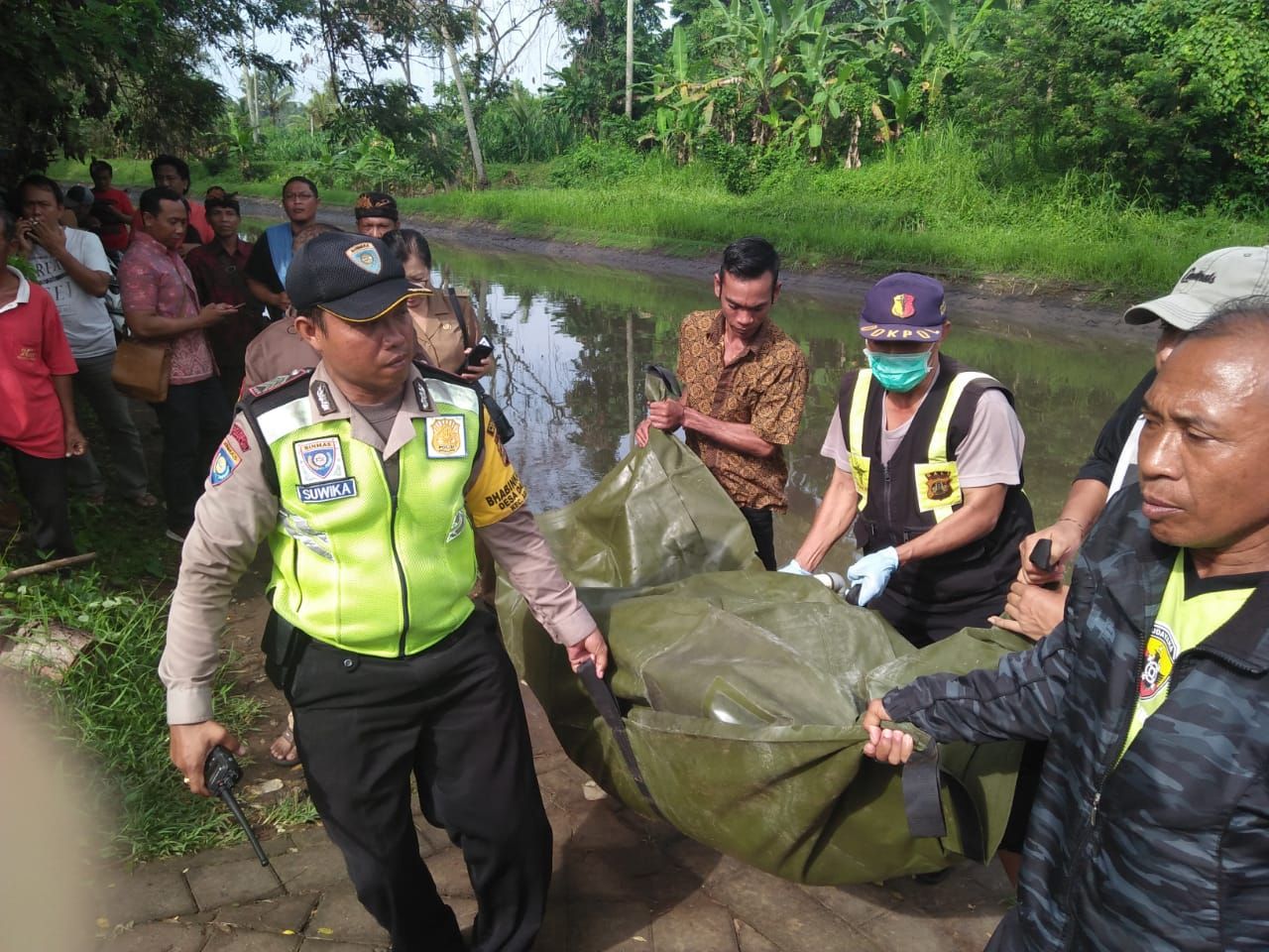 Mayat Mr X Ditemukan Mengambang di Dam Tanah Putih Darmasaba