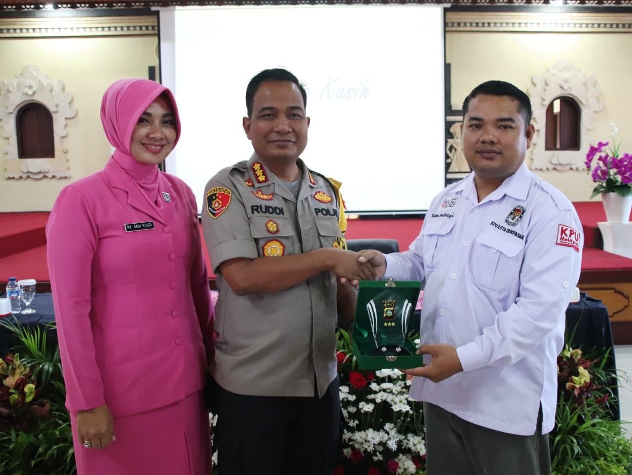 Sosialisasi Pemilu 2019, KPU Sasar Bhayangkari Denpasar