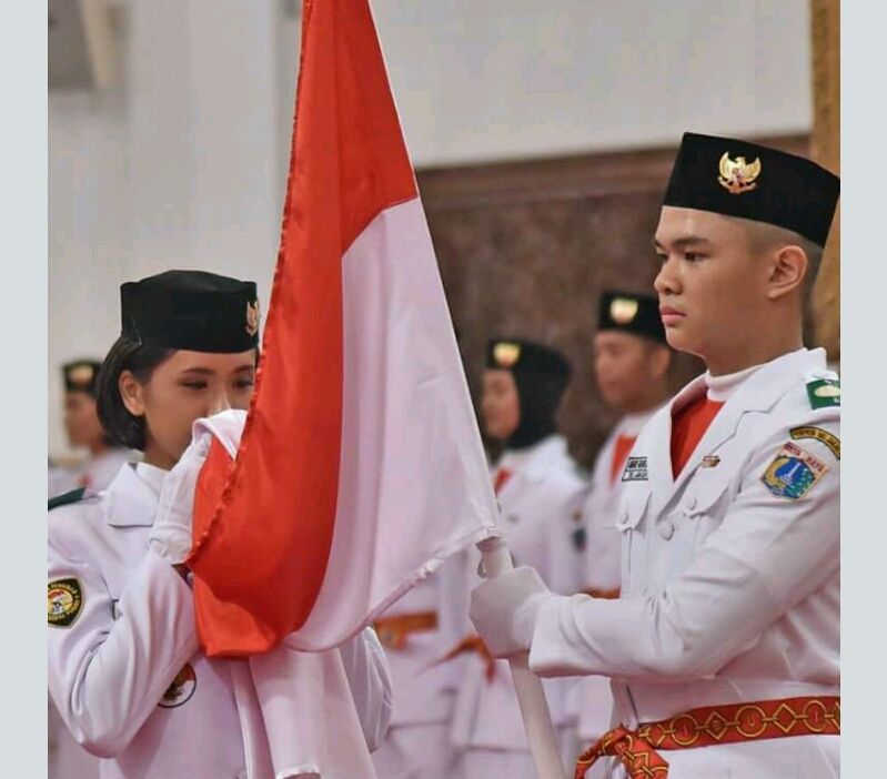 Presiden Jokowi Suguhkan Kopi Kintamani, ke Anggota Paskibraka 2017
