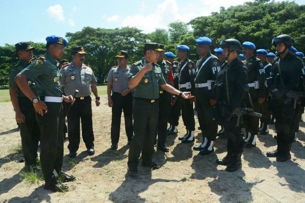 Siapkan Pengamanan Kunker Ibu Negara RI, Kodam IX Gelar Apel Pam VVIP