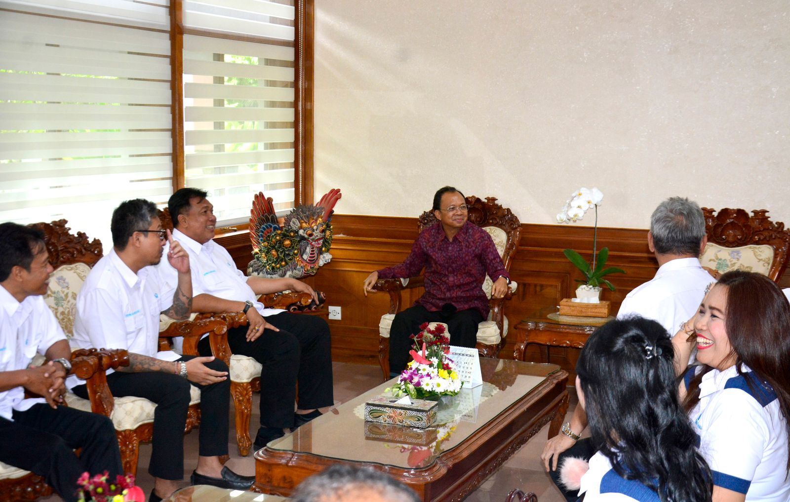 Terima Audensi Hiswana Migas, Gubernur Ajak Wujudkan Energi Bersih di Bali