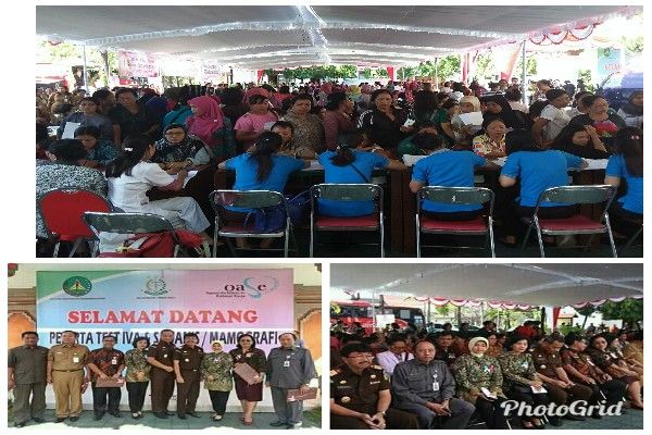 Kejati Bali Gelar Bhakti Kesehatan IVA Test