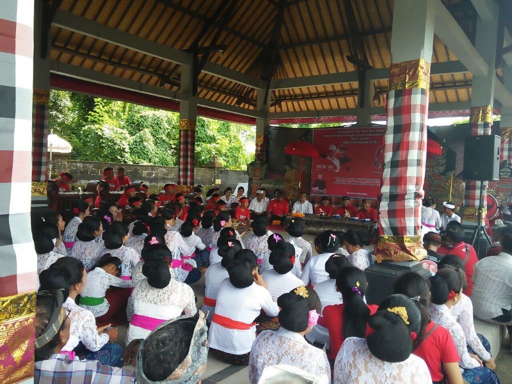 Sudah Terbukti, Desa Pakraman Kutri Bulatkan Tekad Menangkan Koster-Ace dan AMAN