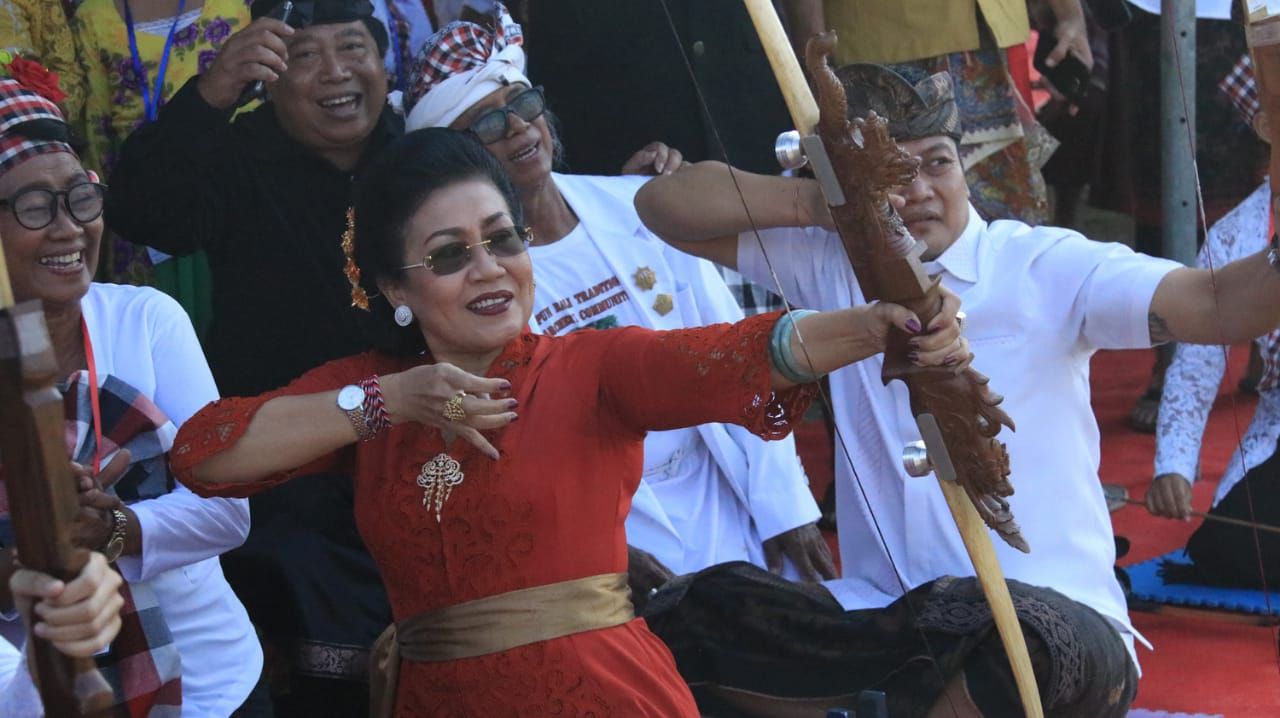 Ny. Putri Koster: Jemparingan Melatih Karakter Diri Fokus Mencapai Tujuan Luhur